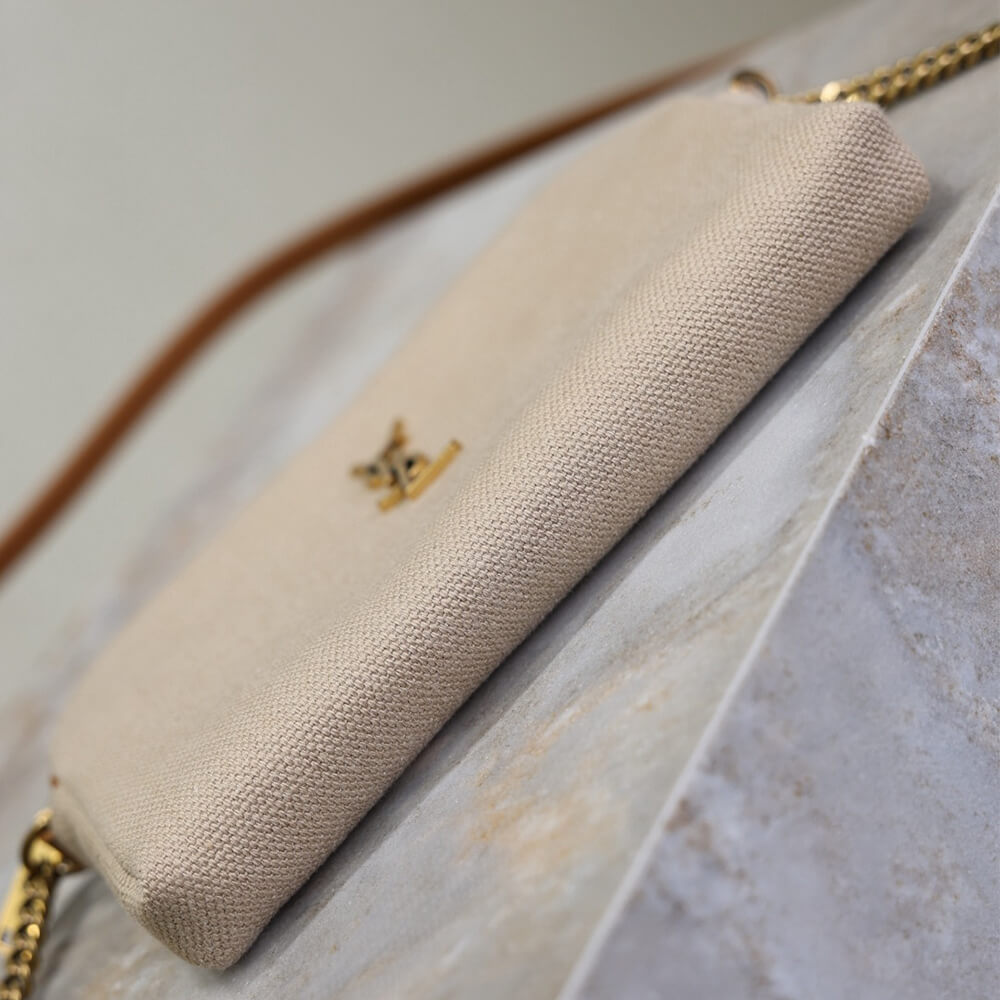 YSL GABY zipped pouch in canvas