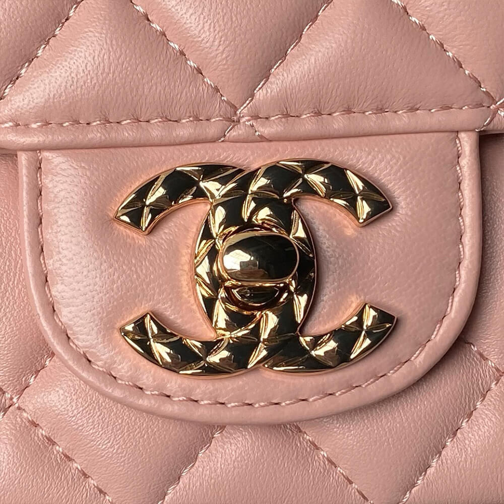 CHANEL Mini Flap Bag with Top Handle