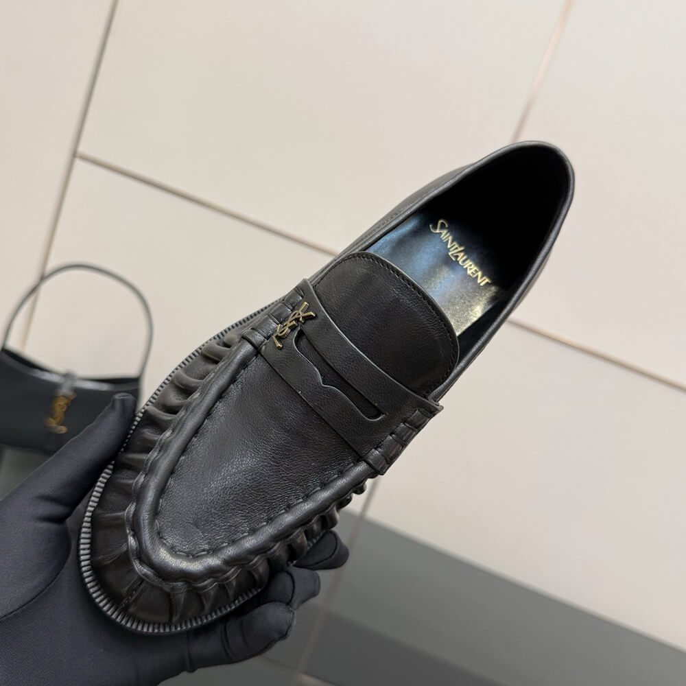 YSL LE LOAFER supple in shiny leather