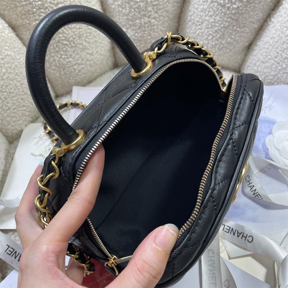 CHANEL Mini Bowling Bag(HIGH-END GRADE)
