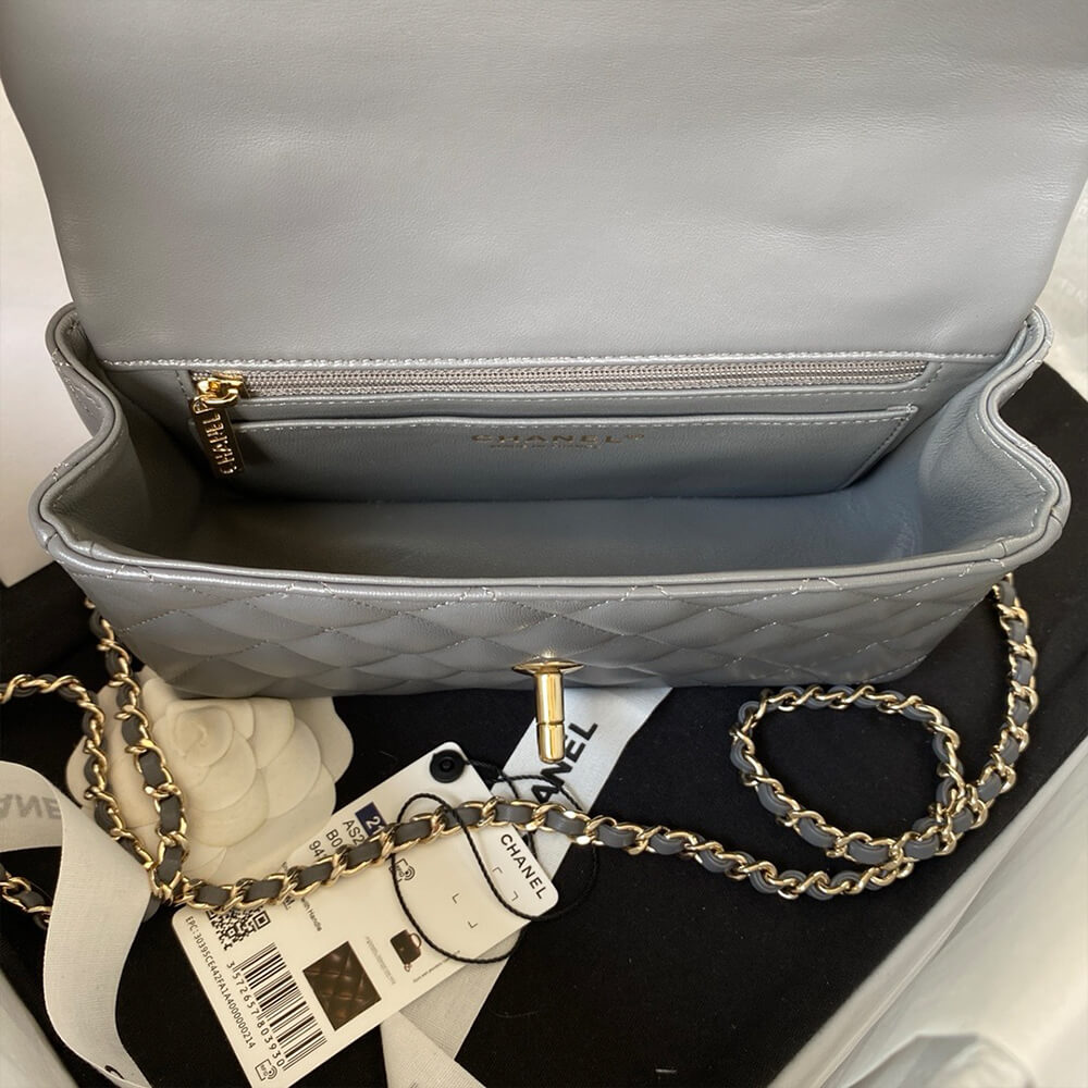 CHANEL Mini Classic Handbag With Top Handle
