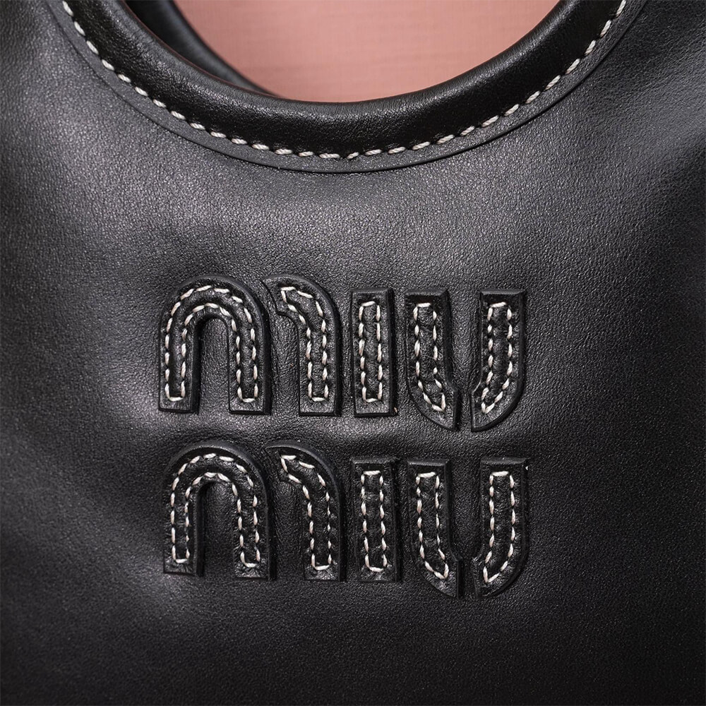 MIUMIU MINI IVY leather handbag(HIGH-END GRADE)