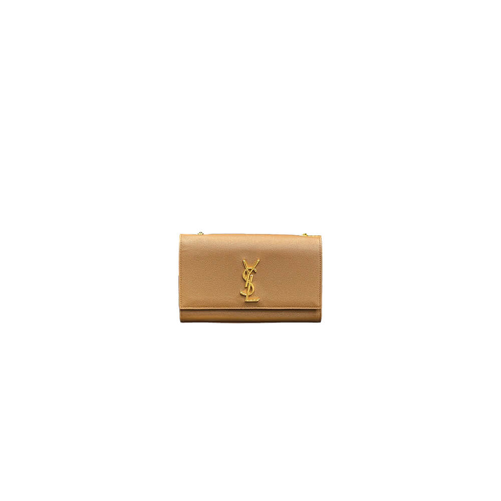 YSL kate medium in grain de poudre embossed leather