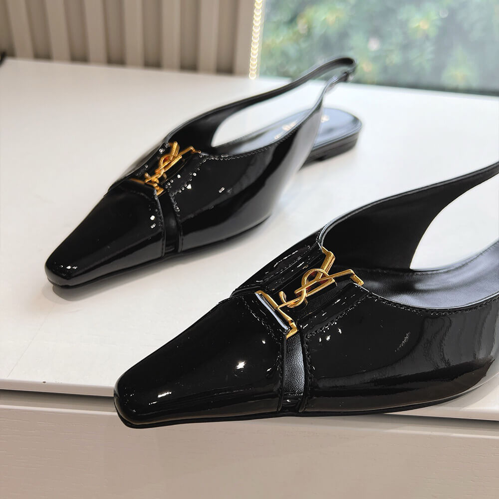YSL Pointed Toe Slingback