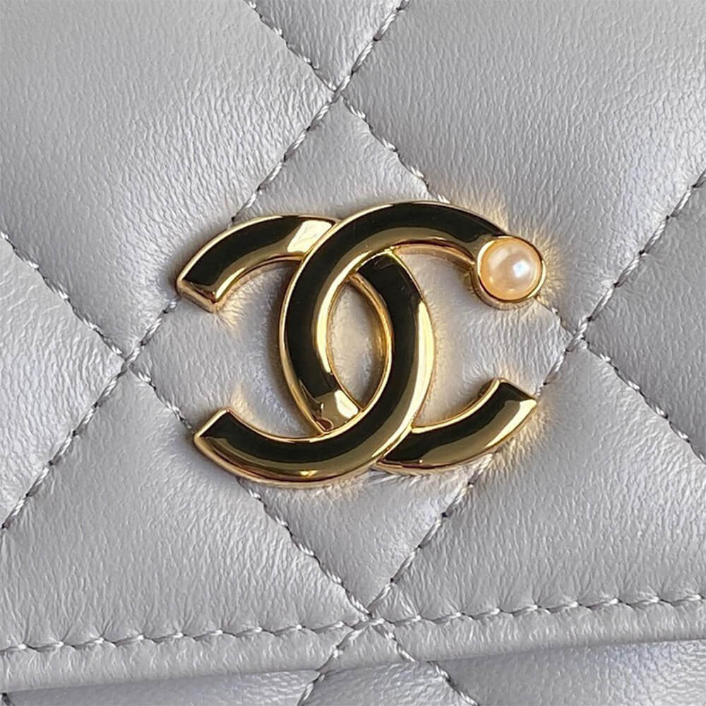 CHANEL Flap Phone Holder with Chain(HIGH-END GRADE)