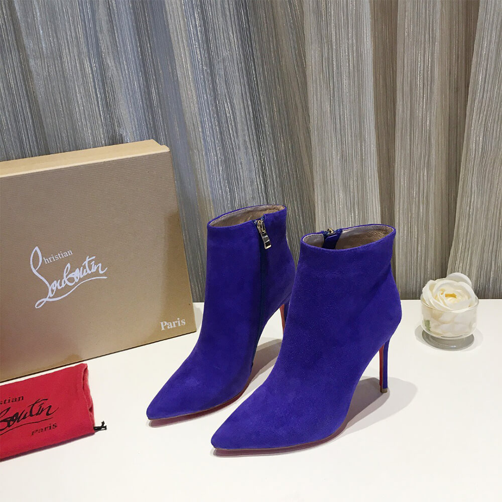 Christian Louboutin Suede Ankle Boots