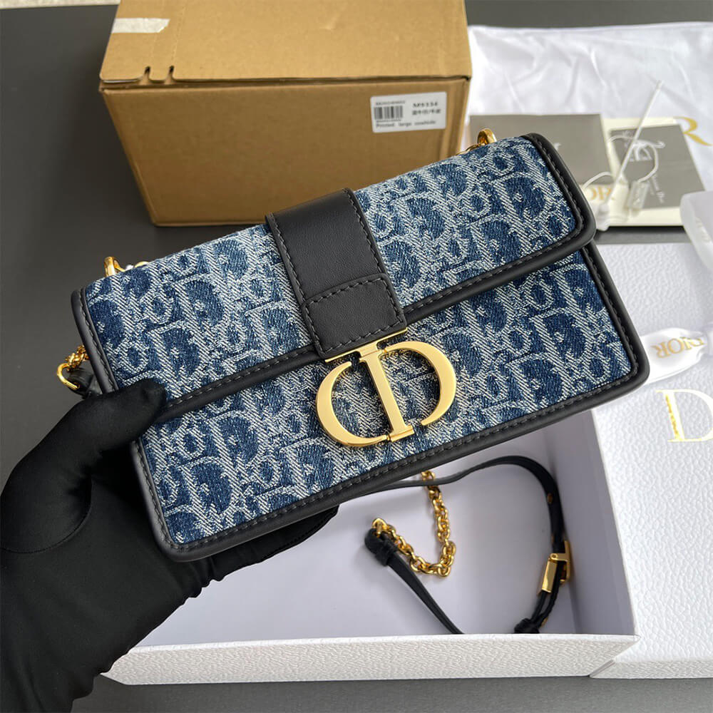 Dior 30 Montaigne East-West Bag with Chain(HIGH-END grade)