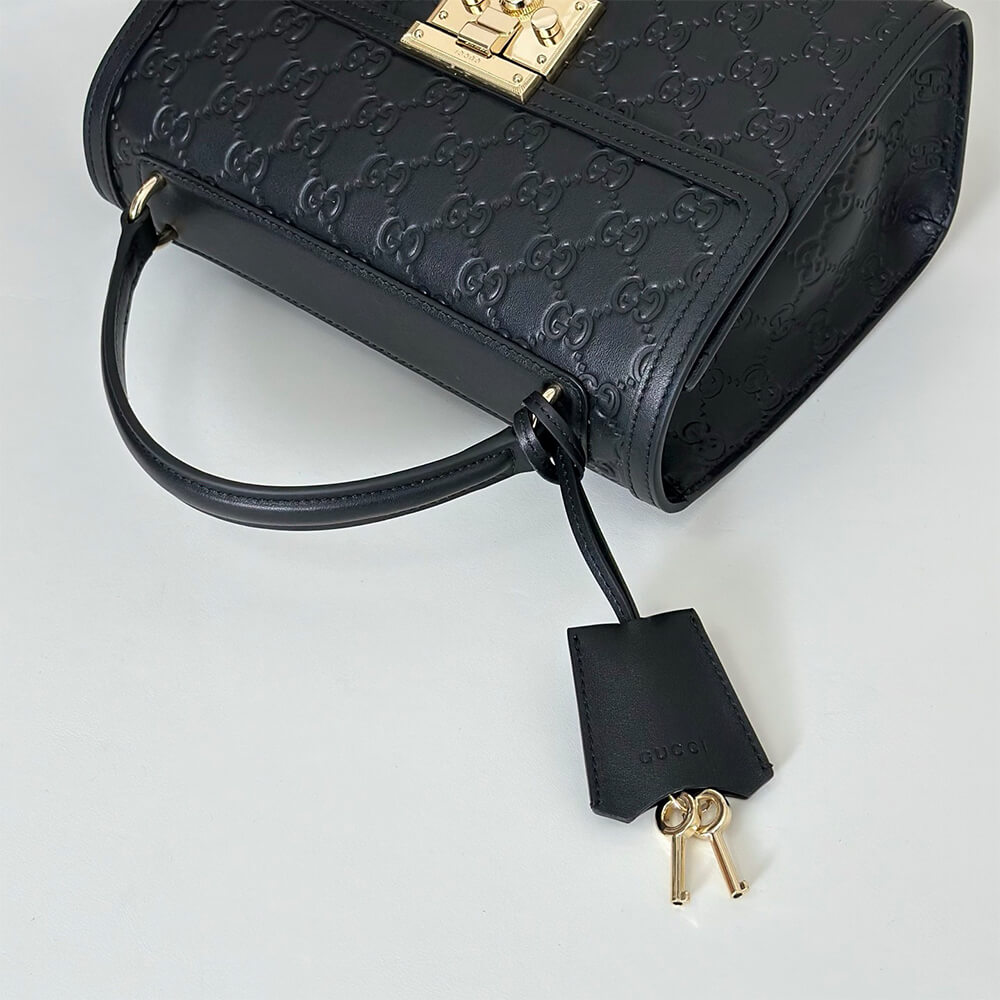 Gucci Padlock medium top handle bag