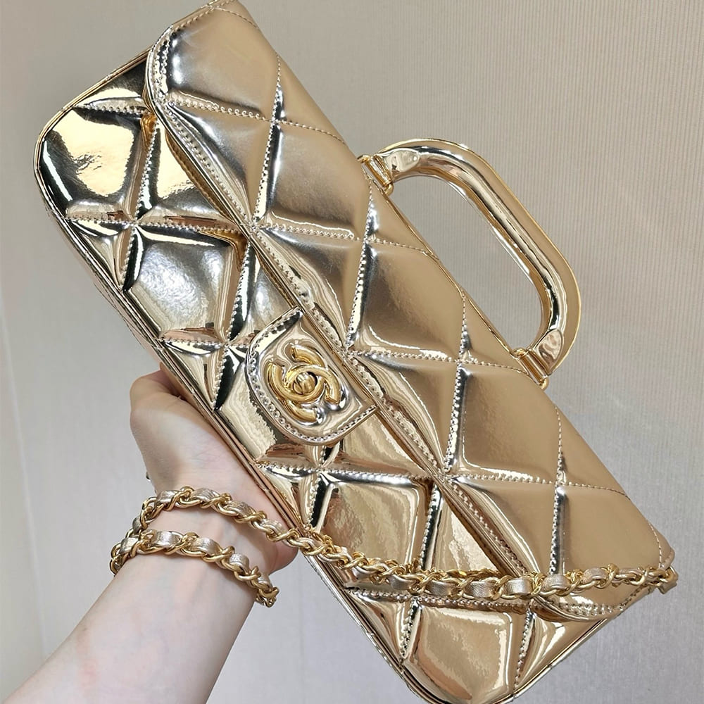 CHANEL Large Flap Bag With Top Handle(high-end grade)