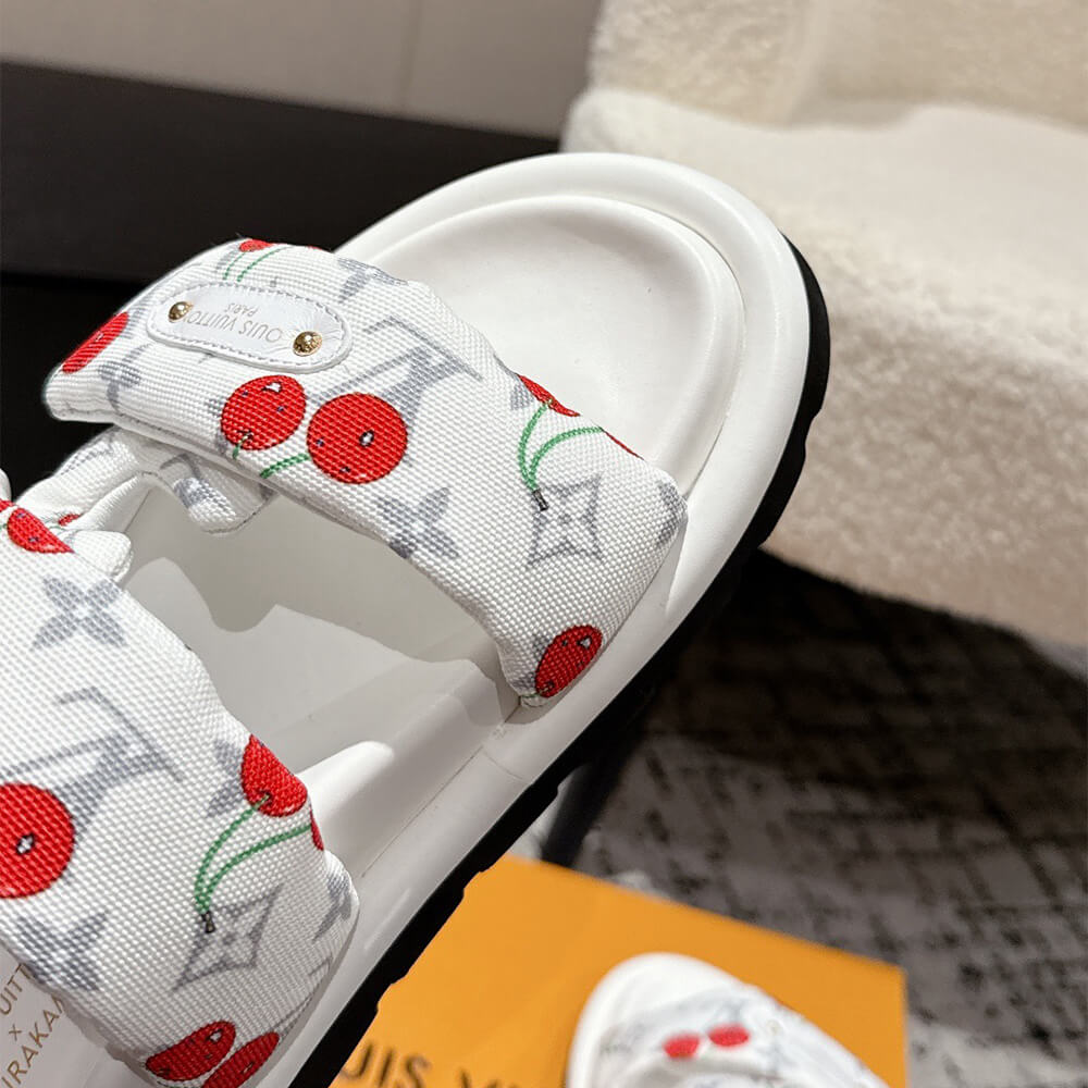 LV x TM Pool Pillow Flat Comfort Mule