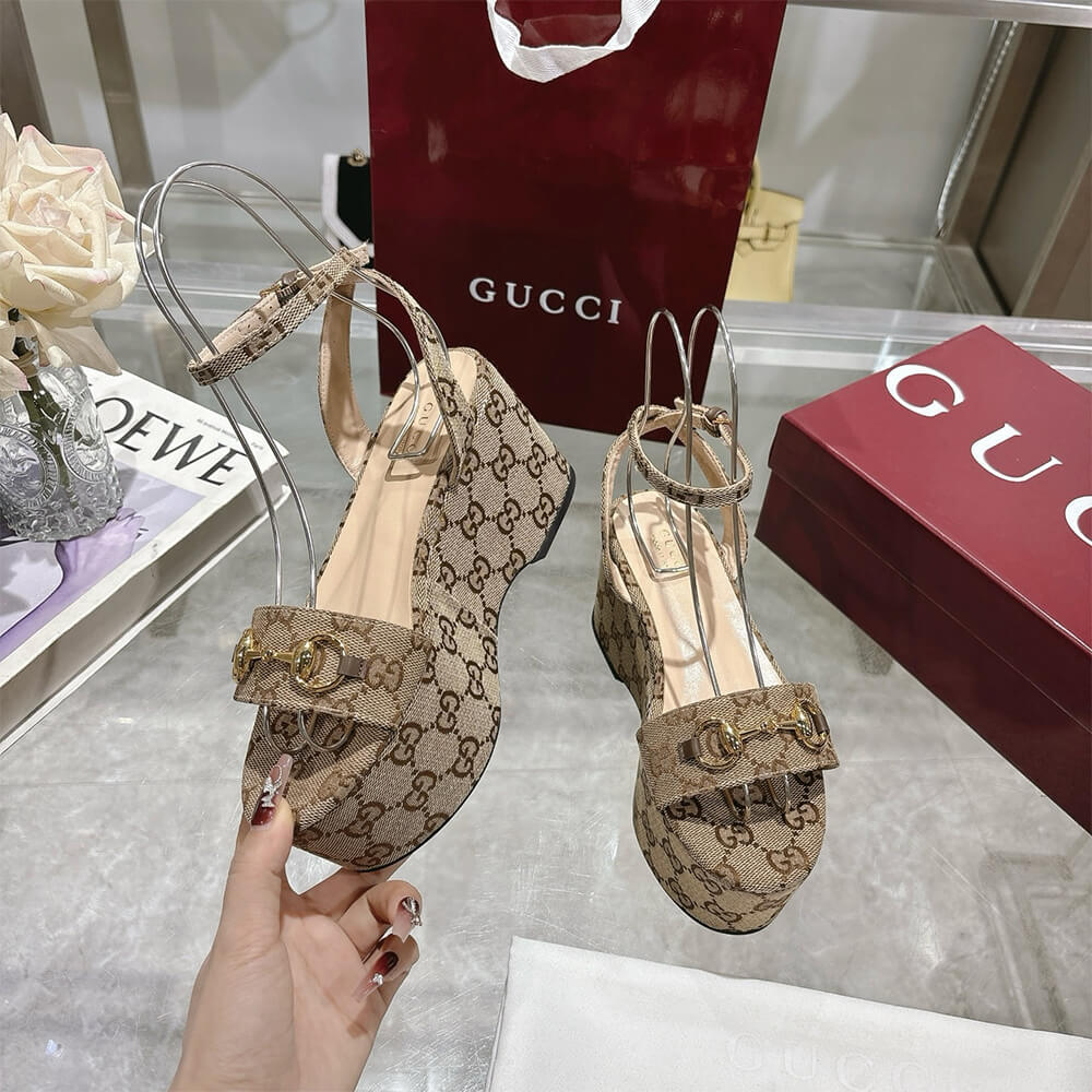 GUCCI Women s Horsebit flatform sandal