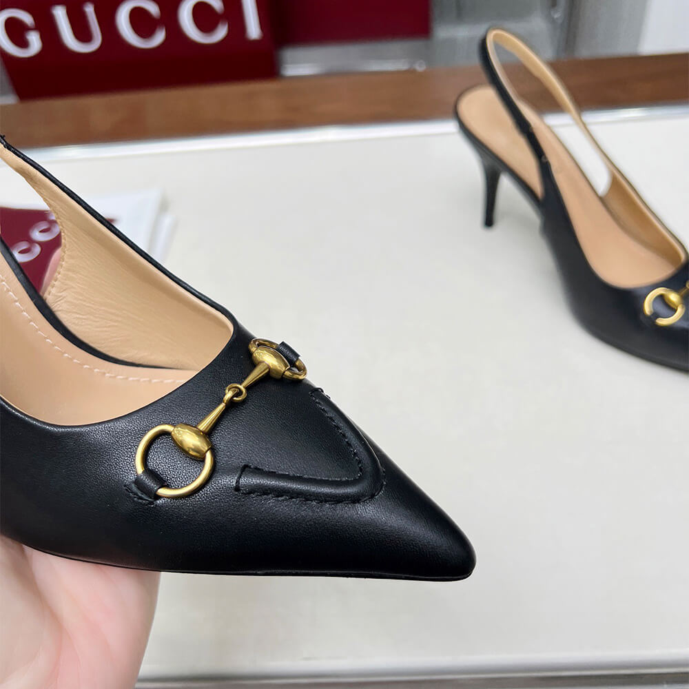 Gucci Women s slingback pump with Horsebit
