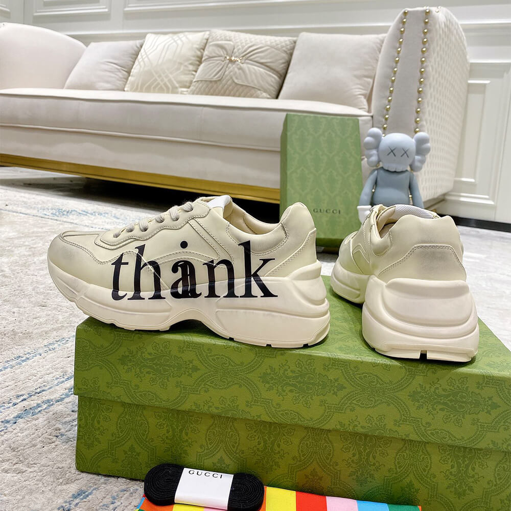 Gucci Rhyton  Think   Thank  Sneaker