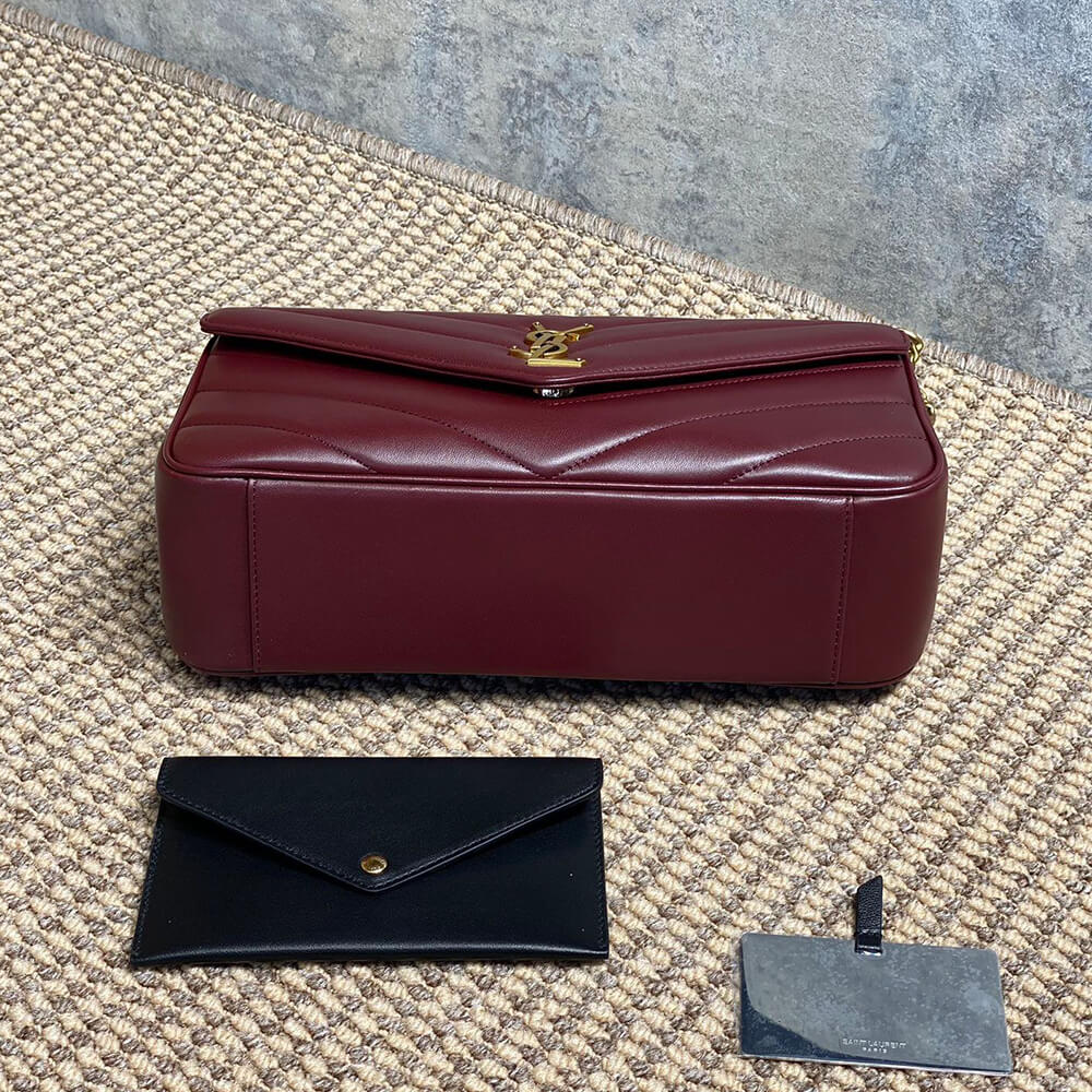 YSL LOULOU medium in MATELASSE lambskin(HIGH-END GRADE)