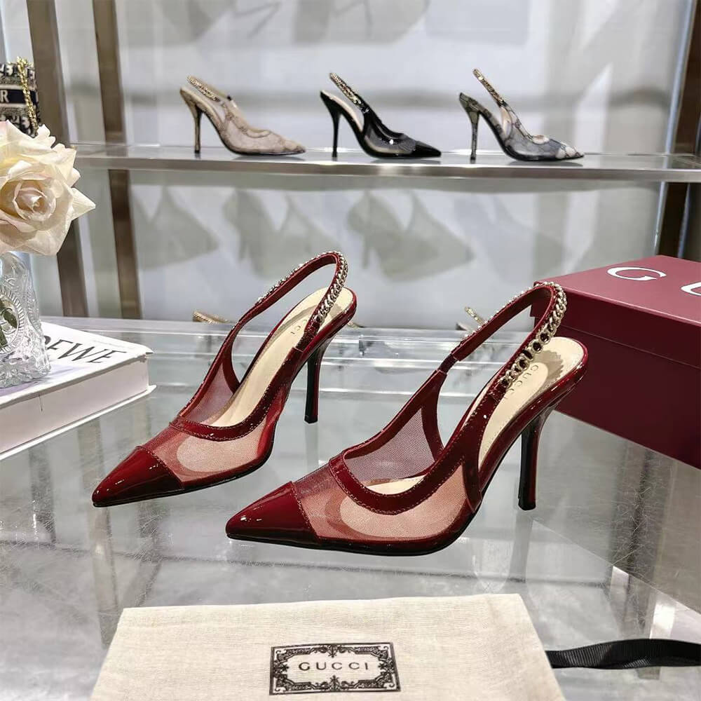 Gucci Signoria slingback pump