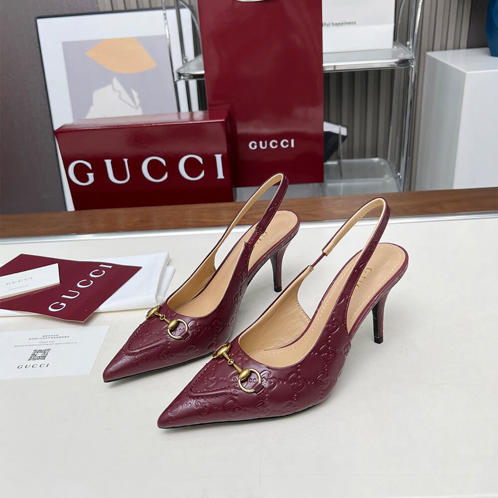 Gucci Women s slingback pump with Horsebit