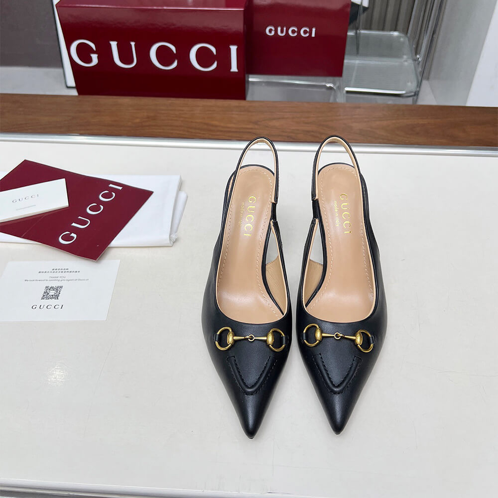 Gucci Women s slingback pump with Horsebit