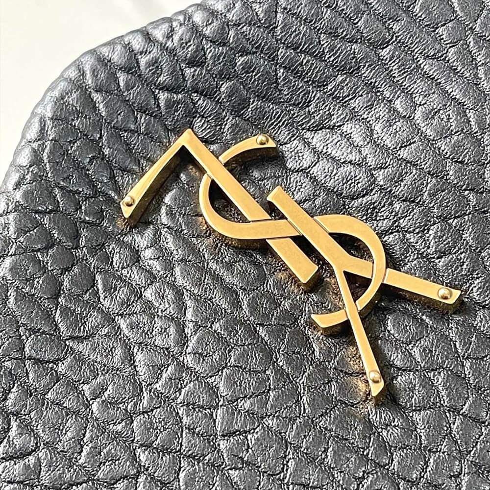 YSL Calypso large in grained lambskin