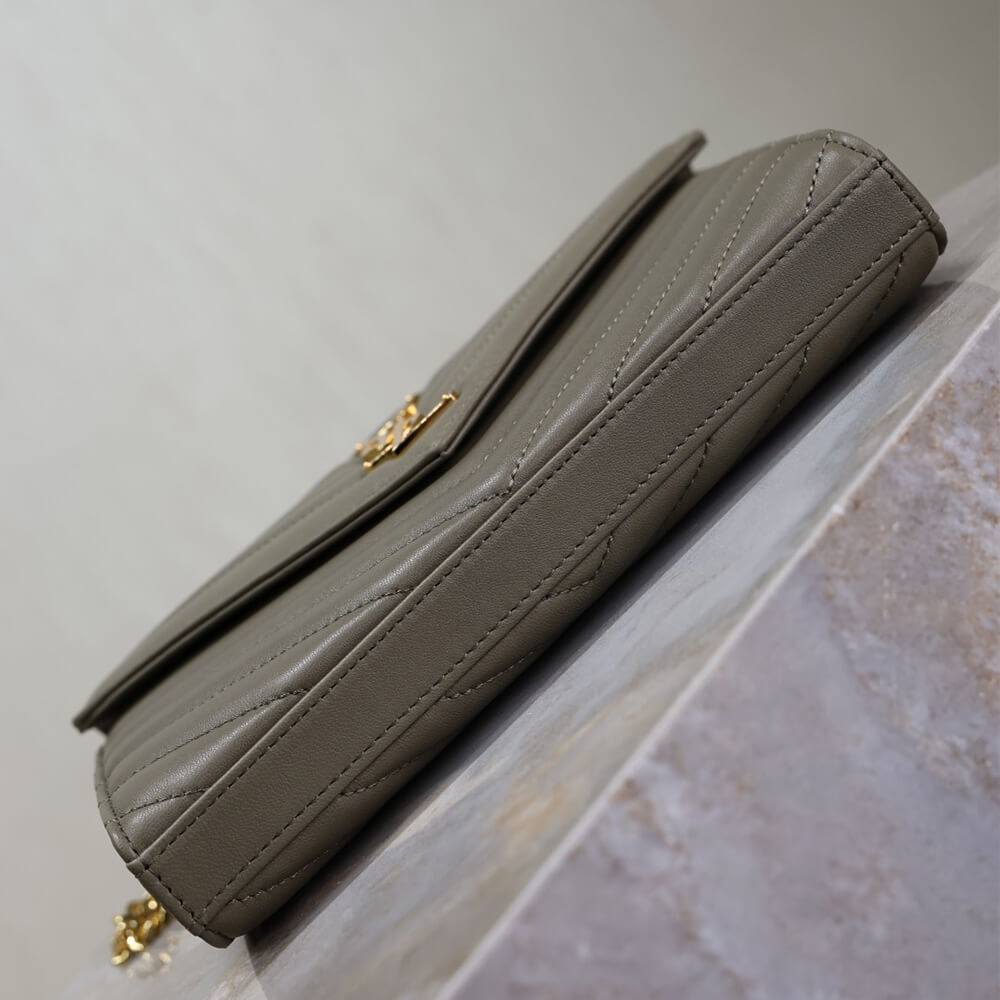 YSL cassandre chain wallet in lambskin