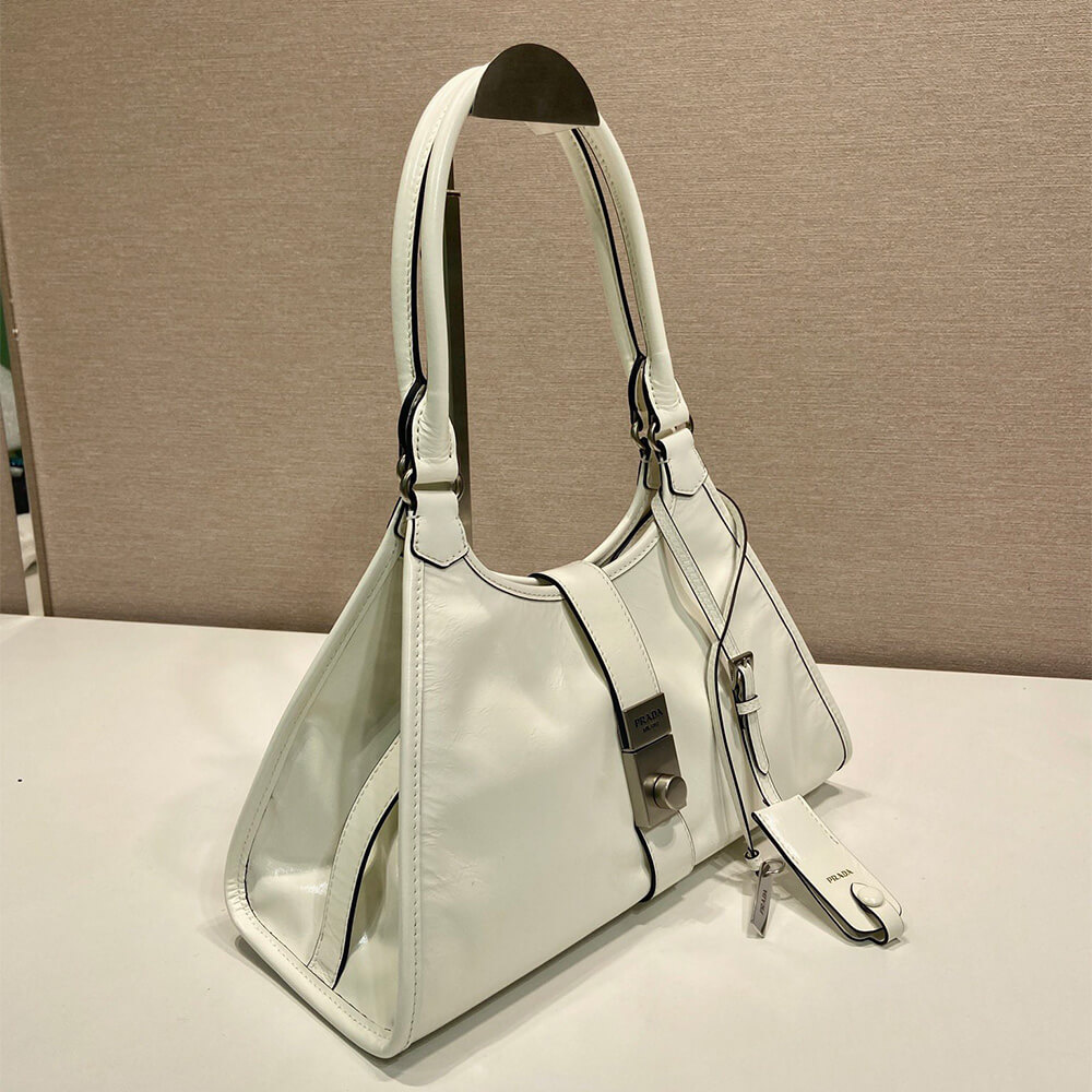 Prada Medium leather tote bag(high-end grade)