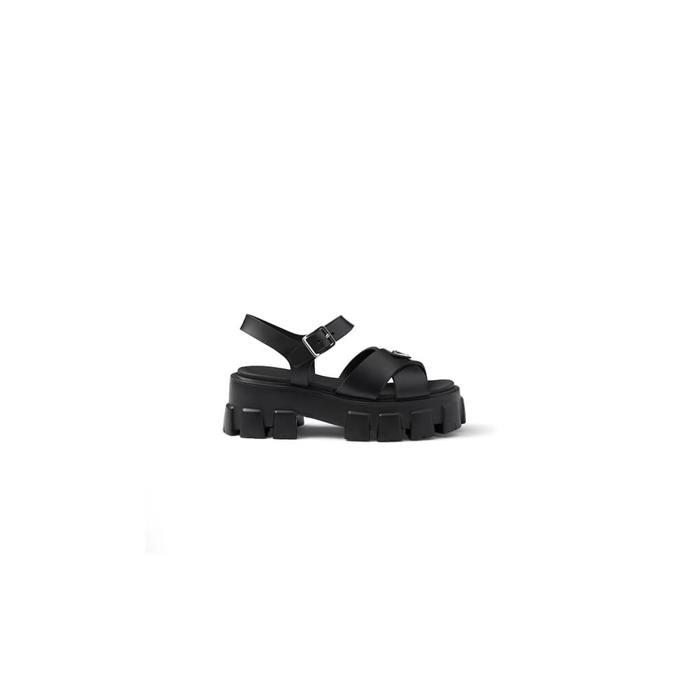 PRADA Monolith rubber sandals