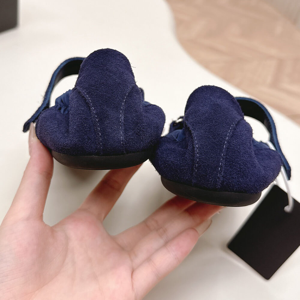 PRADA Re-Nylon and suede ballet flats