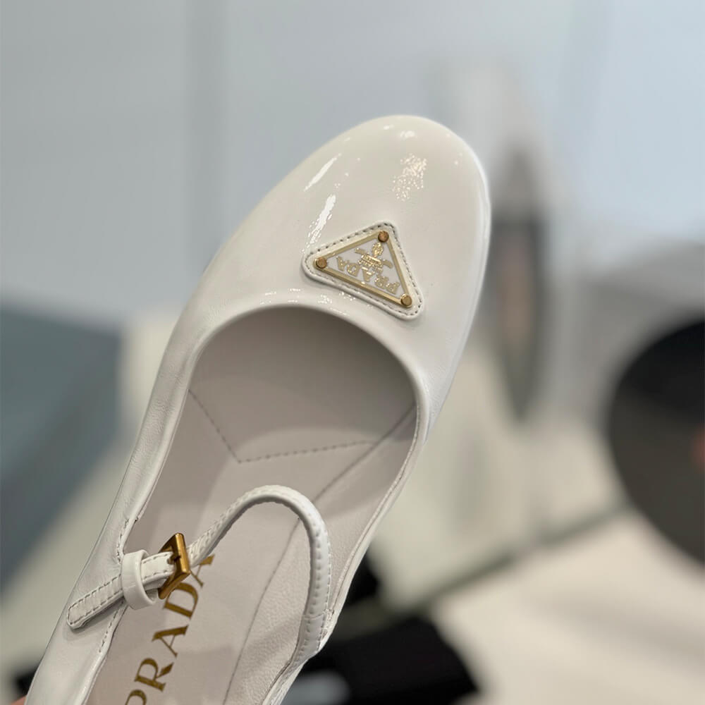 PRADA Nappa leather ballerinas