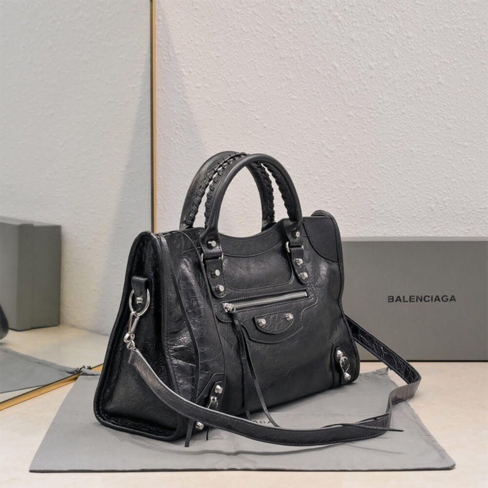 Balenciaga Women s Le City Bag Medium(HIGH-END GRADE)