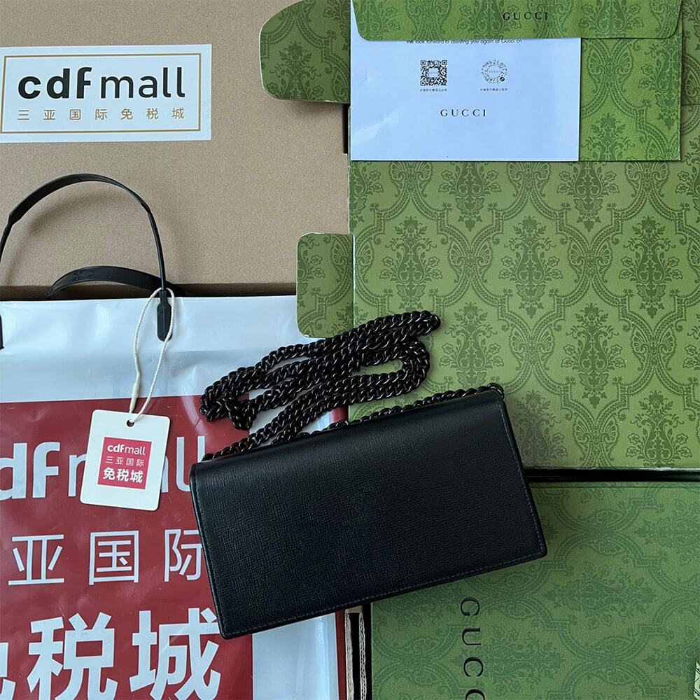 Gucci Horsebit 1955 Wallet With Chain Wallet(HIGH-END GRADE)