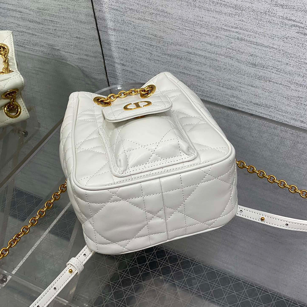 Dior Small Dior Caro Multicarry Backpack with Chain(HIGH-END GRADE)