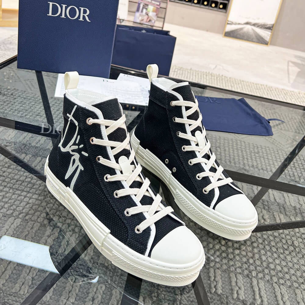 B23 CACTUS JACK DIOR HIGH-TOP SNEAKER