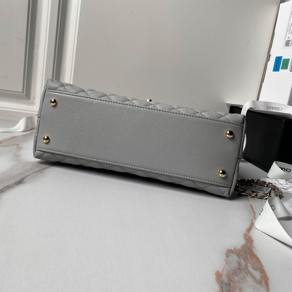 CHANEL Large Flap Bag With Top Handle(high-end grade)