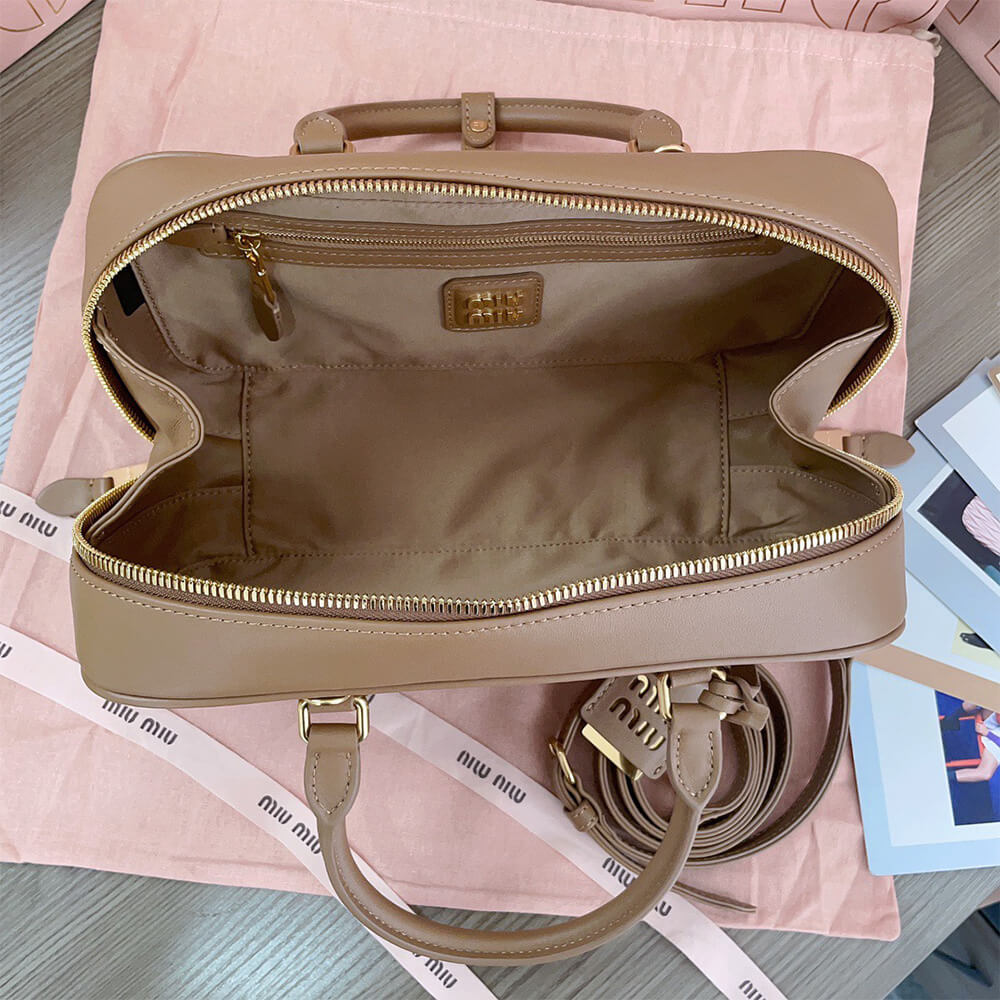 MIUMIU Large Arcadie matelasse nappa Bag(HIGH-END GRADE)