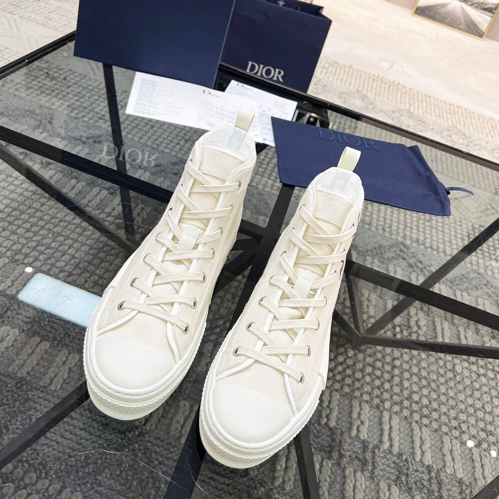 B23 CACTUS JACK DIOR HIGH-TOP SNEAKER